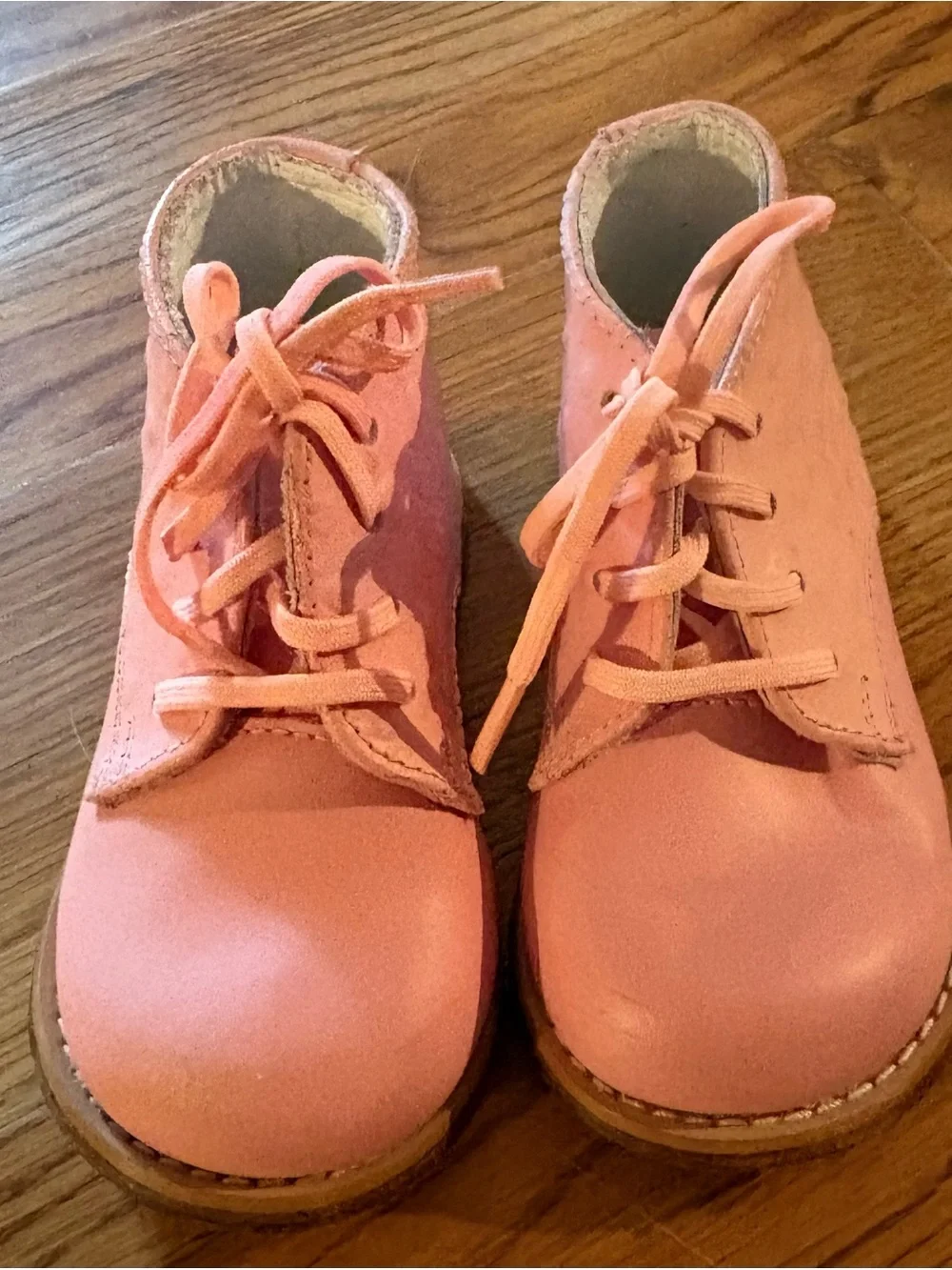 Josmo Unisex Baby First Walker Shoes, Genuine Leather, Pink, Size: 5.5,